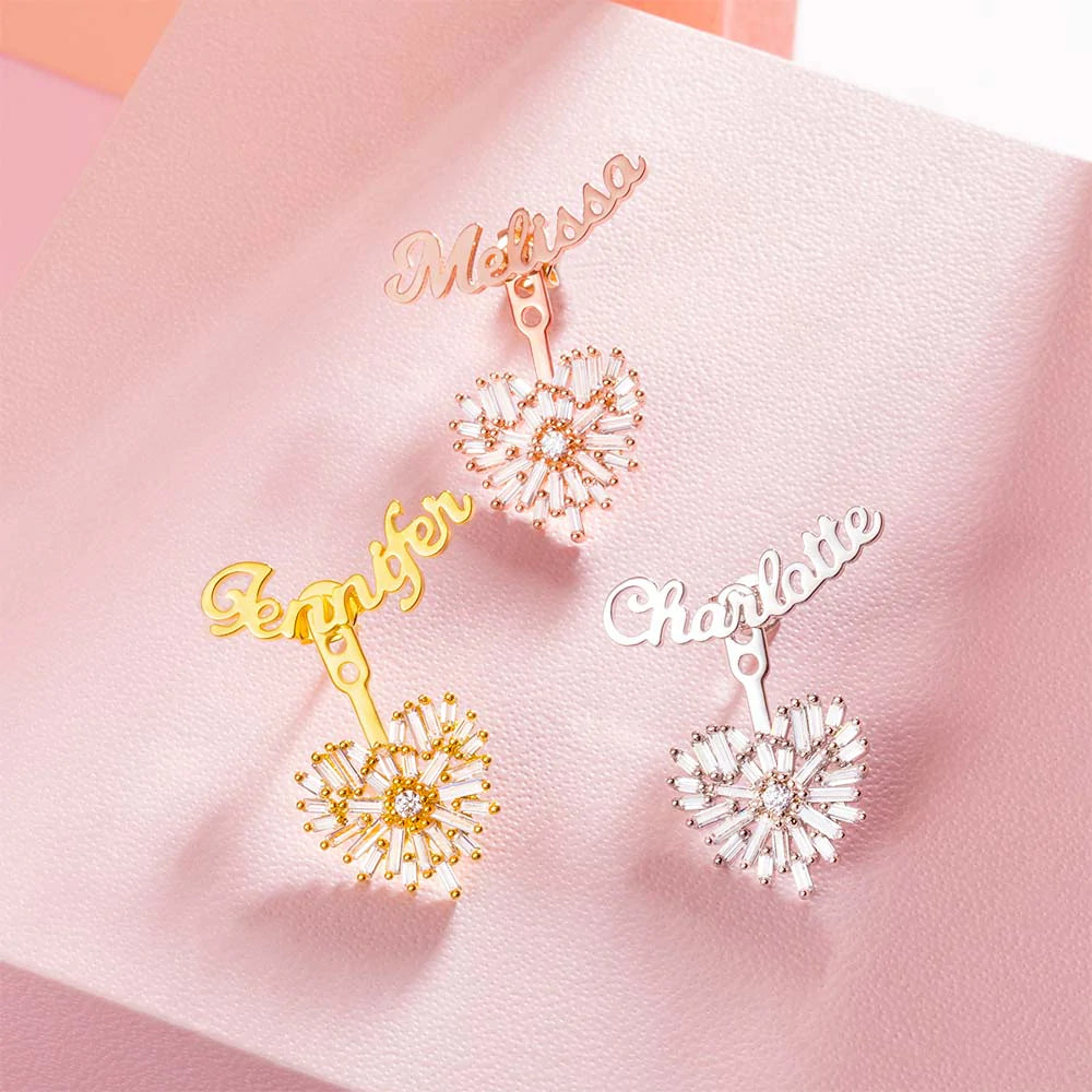 Customized Sweetheart Earrings